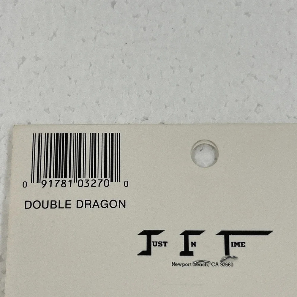 Vintage 1989 Double Dragon Power Patch Collectors Edition NES Iron On Made USA